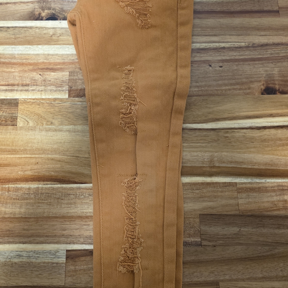 Traffic Kids Bottoms Jeans in Tan